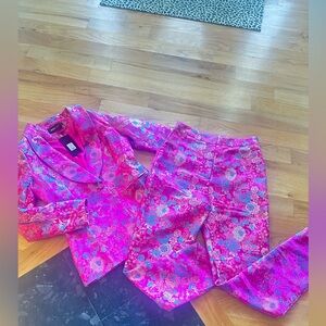 Fashion Nova pink suit